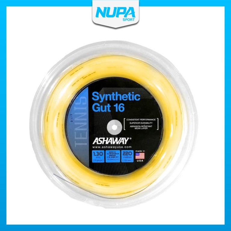 Dây Đan Vợt Tennis Ashaway Sythetic Gut – Yellow – 16