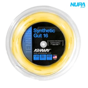 Dây Đan Vợt Tennis Ashaway Sythetic Gut - Yellow - 16