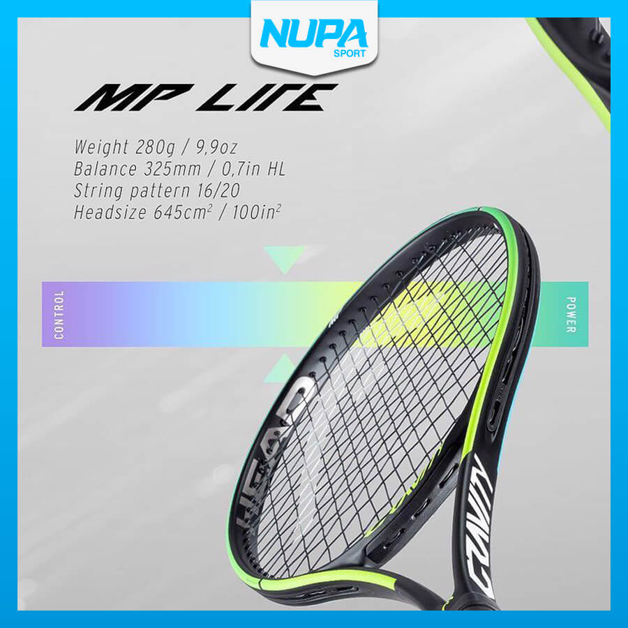 Vợt Tennis Head Graphene 360+ Gravity MP Lite (280g) - 2021