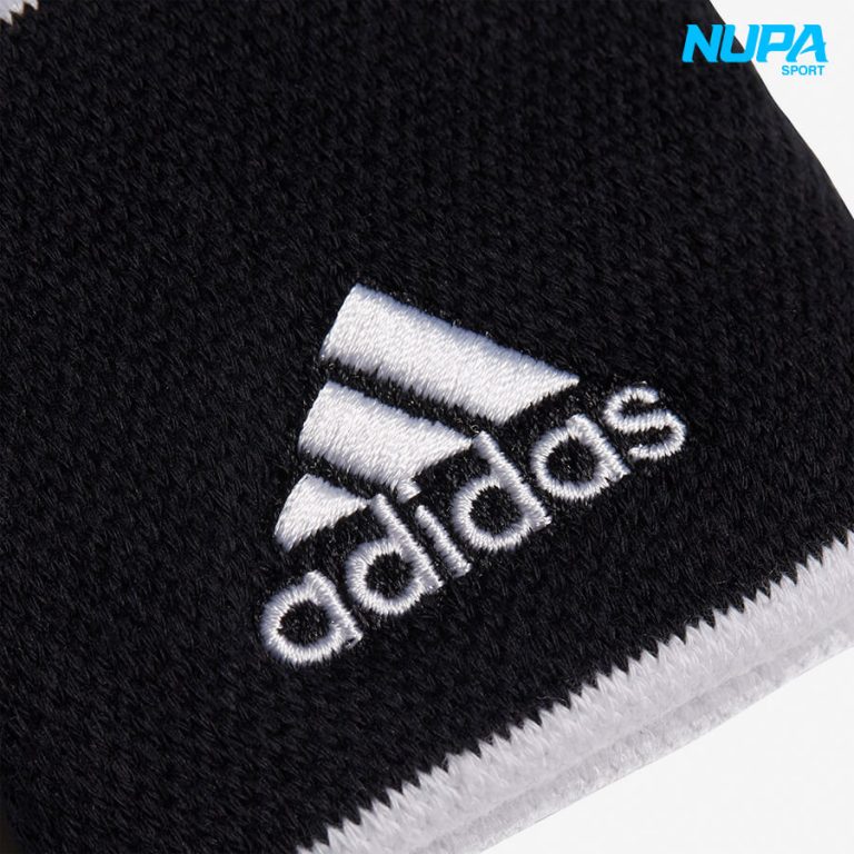băng mồ hôi tay tennis adidas loại nhỏ - black/ white