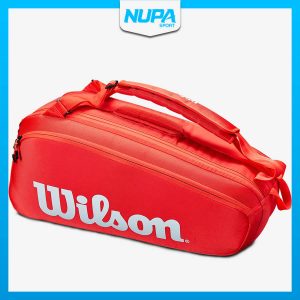 Túi Tennis Wilson Super Tour 6 Pack - Red