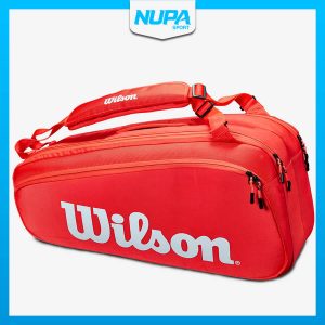 Túi Tennis Wilson Super Tour 6 Pack - Red