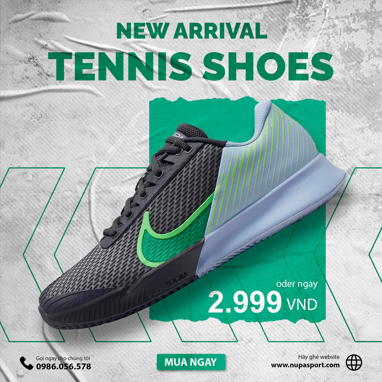 Giày Tennis NikeCourt Air Zoom Vapor Pro 2 - DV2020-004