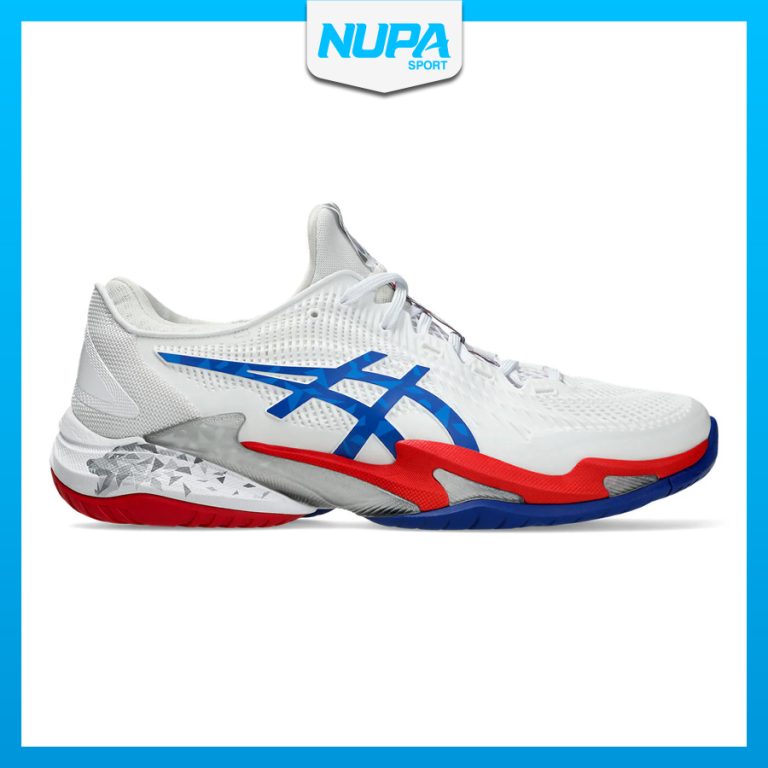 Giày Tennis Asics Court Ff 3 Novak White/ Asics Blue 1041A480-100