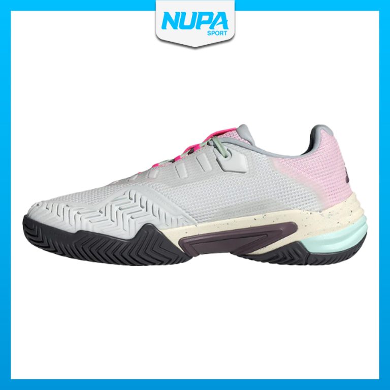 Giày Tennis Nam Adidas Barricade 13 Crystal White - Aurora Met - Semi Green Spark