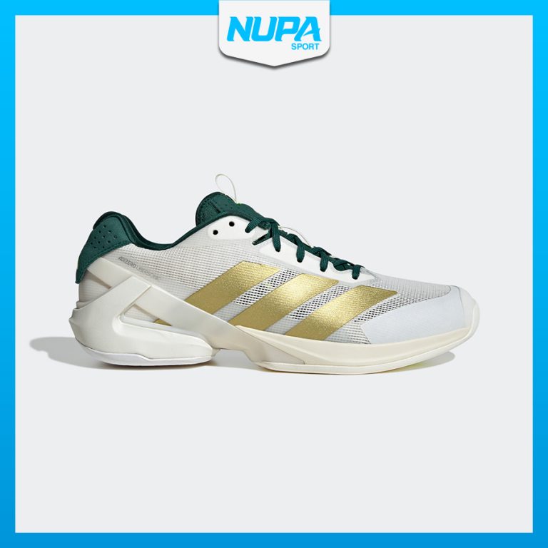 Giày Adidas Adizero Ubersonic 5 White/Gold/Green - IH3087