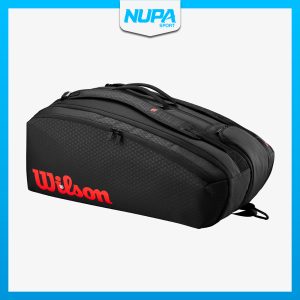 Túi Tennis Wilson Clach V3 15pk Black/Infrared - WR803201001