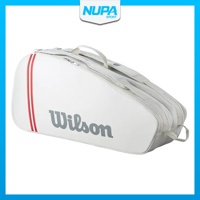 Túi Tennis Wilson Tour 6 Pack White 2025 - WR8037502001