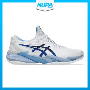 Giày Tennis Pickleball Asics Court FF3 - White/ Tuna Blue - Men