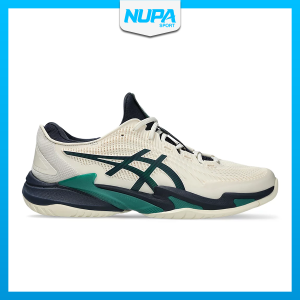 Giày Tennis Pickleball Asics Court FF3 Cream/Jasper Green - 1041A370-105 - Men