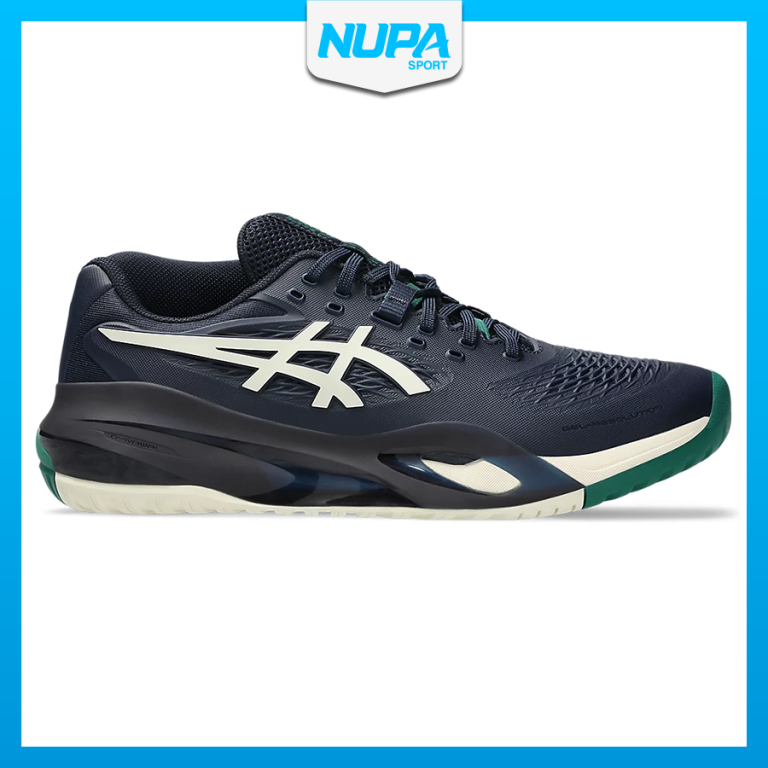 Giày Tennis Pickleball Asics GEL-RESOLUTION X Midnight/Cream - 1041A487-400 - Men
