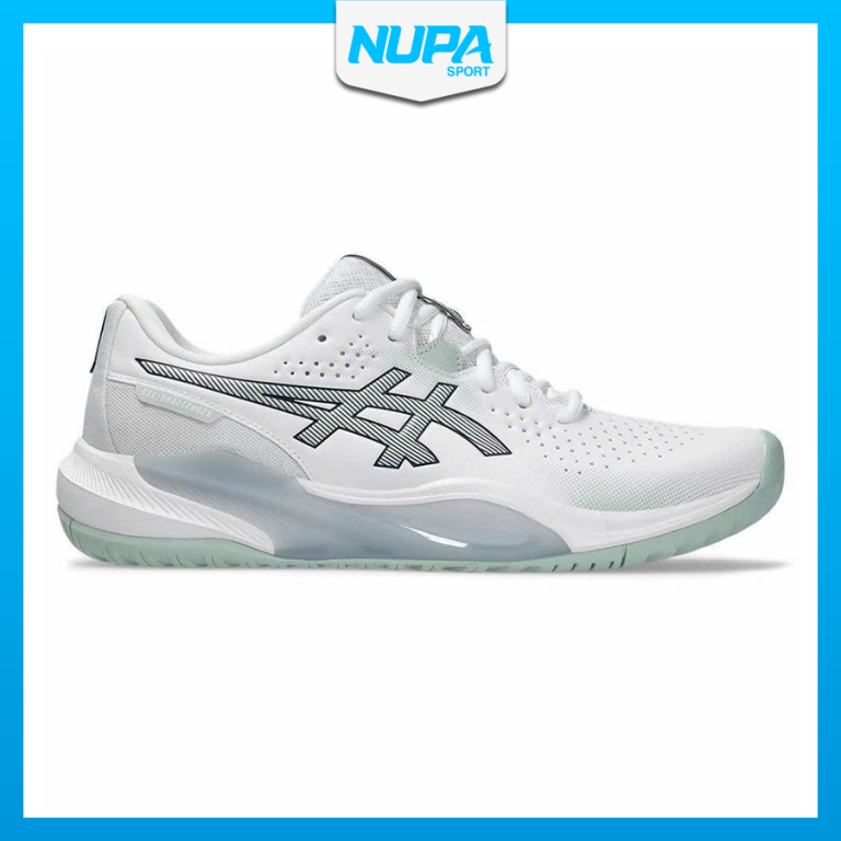 Giày Tennis Pickleball Asics GEL-CHALLENGER 15 White - Lichen Rock (1043A024-100)