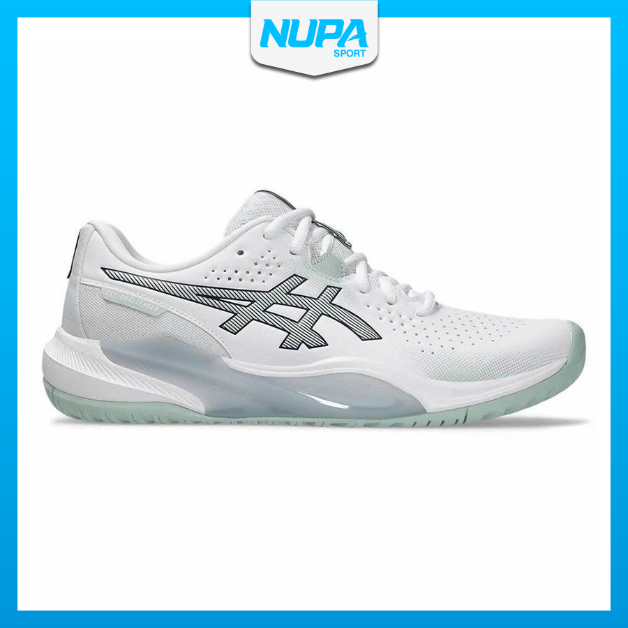 Giày Tennis Pickleball Asics GEL-CHALLENGER 15 White - Lichen Rock (1043A024-100)