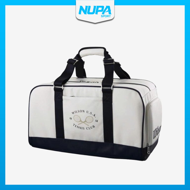 Túi Tennis Wilson Heritage 1914 Duffel OFF White/ Dark - WR8033501001