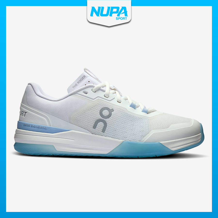 Giày Tennis Pickleball ON THE ROGER Advantage Pro - White / Chambray