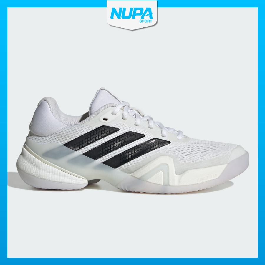 Giày Tennis Pickleball Adidas Barricade 14 - Cloud White / Core Black / Cloud White