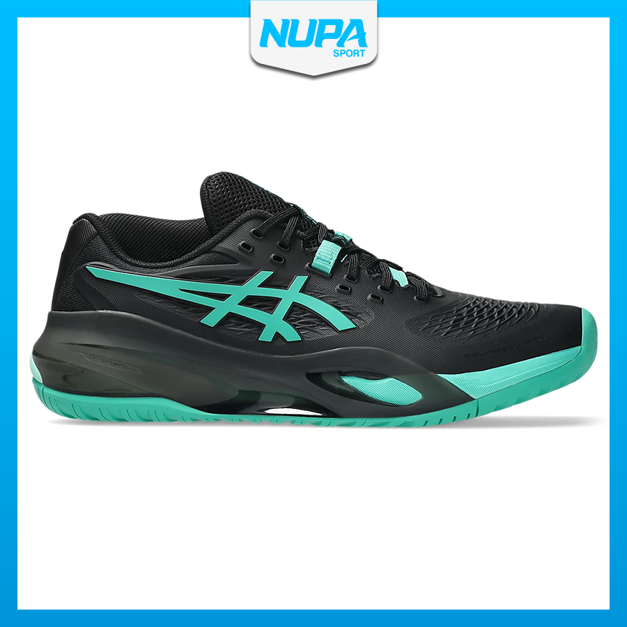 Giày Tennis Pickleball Asics GEL-RESOLUTION X Black/Aurora Green (1041A481-003)