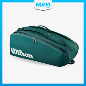 Túi Đựng Vợt Tennis Wilson Blade V10 Super Tour 9 Pack Racket Bag Green WR8056301001