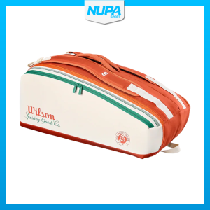 Túi Tennis Wilson Roland Garros 2026 15 Pack Cream WR8052701001