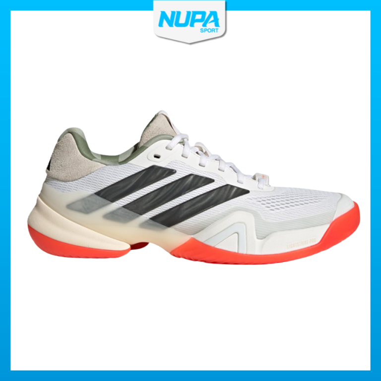 Giày Tennis Pickleball Adidas Baricade 14 Cloud White / Carbon / Wonder White