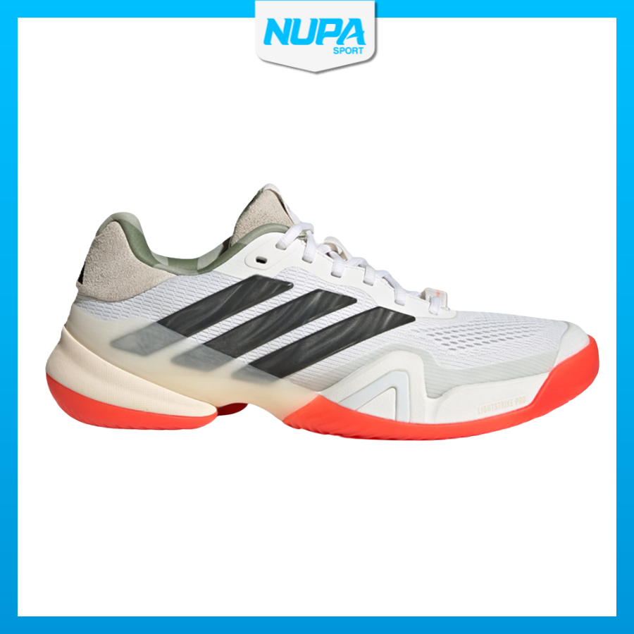 Giày Tennis Pickleball Adidas Baricade 14 Cloud White / Carbon / Wonder White